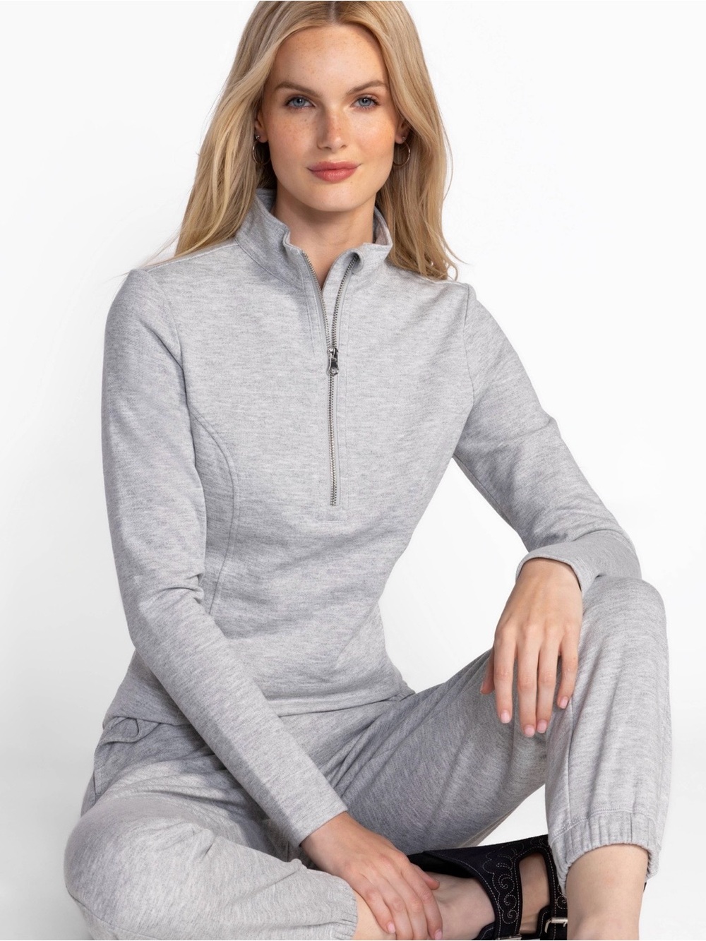 JOHNNY WAS Bee Active Jogger Set (Mock Neck Pullover & Easy Jogger)